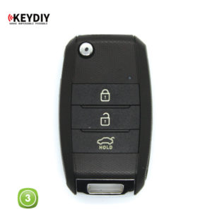 KEYDIY Remote Kia Shape 3 Button KDB19-3