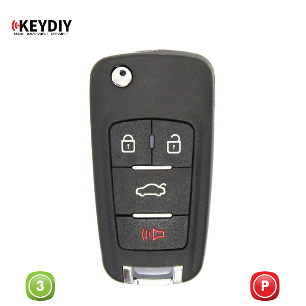 KEYDIY Remote New Chevrolet Shape 3 Button KDB18-4