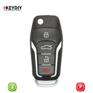 KEYDIY Remote New Ford Shape 4 Button KDB12-4
