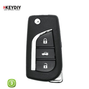 KEYDIY Remote New Toyota Shape 3 Button KDB13-3