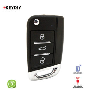 KEYDIY Remote VW GOLF 7 Shape 3 Button KDZB15-3
