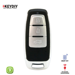 KEYDIY Remote VW Shape 3 Button KDZB08-3