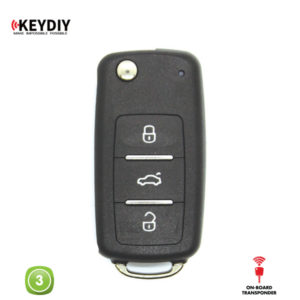 KEYDIY Remote VW Shape 3 Button Onboard Integrated KDNB08-3