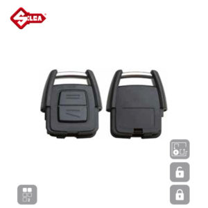 SILCA Empty Key Shells 2 Button HURSG2N