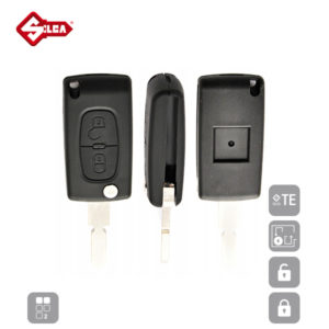 SILCA Empty Key Shells 2 Button NE78ARS2N
