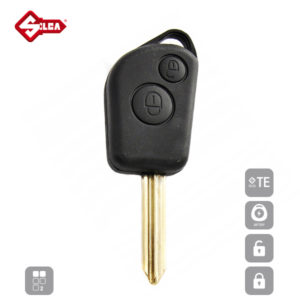 SILCA Empty Key Shells 2 Button SX9ARS2