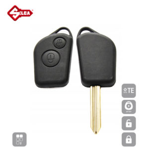 SILCA Empty Key Shells 2 Button SX9ARS2