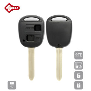 SILCA Empty Key Shells 2 Button TOY43BRS2