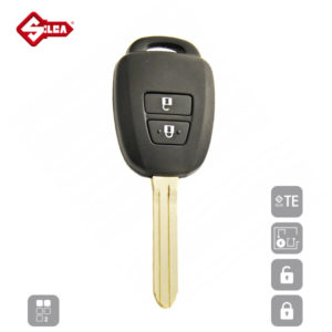 SILCA Empty Key Shells 2 Button TOY43CRS2N