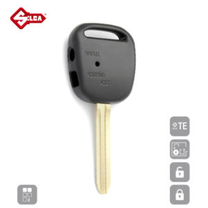 SILCA Empty Key Shells 2 Button TOY43RS2