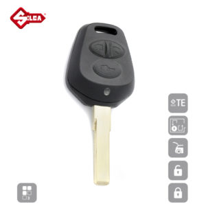 SILCA Empty Key Shells 3 Button HU66RS8