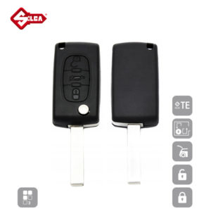SILCA Empty Key Shells 3 Button HU83BRS8N