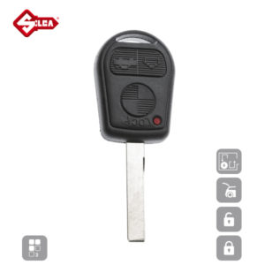 SILCA Empty Key Shells 3 Button HU92RRS8N