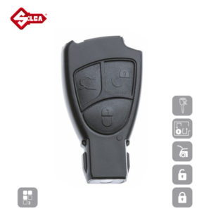 SILCA Empty Key Shells 3 Button HURS5