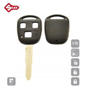 SILCA Empty Key Shells 3 Button TOY41RBRS8