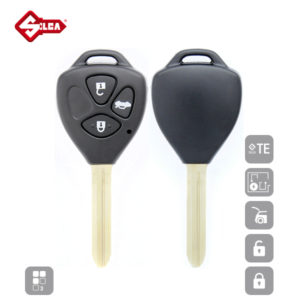 SILCA Empty Key Shells 3 Button TOY43ARS8