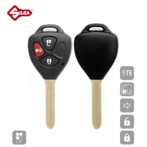 SILCA Empty Key Shells 3 Button TOY43ARS9