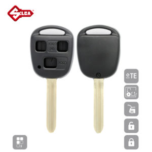 SILCA Empty Key Shells 3 Button TOY43BRS8