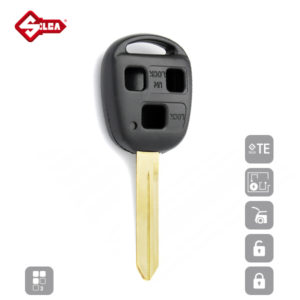 SILCA Empty Key Shells 3 Button TOY47BRS8
