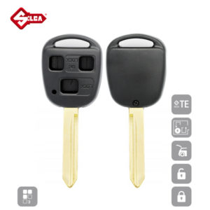 SILCA Empty Key Shells 3 Button TOY47BRS8