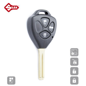 SILCA Empty Key Shells 3 Button TOY48ARS8