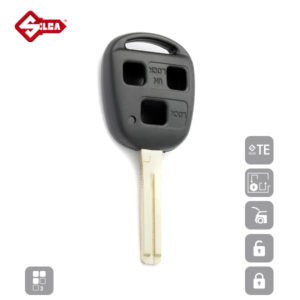 SILCA Empty Key Shells 3 Button TOY48BRS8