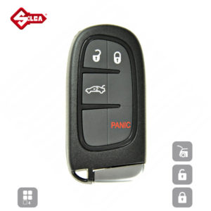 SILCA Empty Key Shells 4 Button CY24RS10