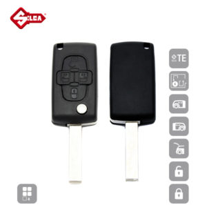 SILCA Empty Key Shells 4 Button HU83CRS7N