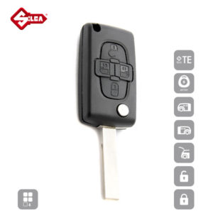 SILCA Empty Key Shells 4 Button HU83CRS7