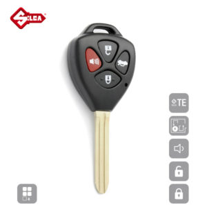 SILCA Empty Key Shells 4 Button TOY43ARS10