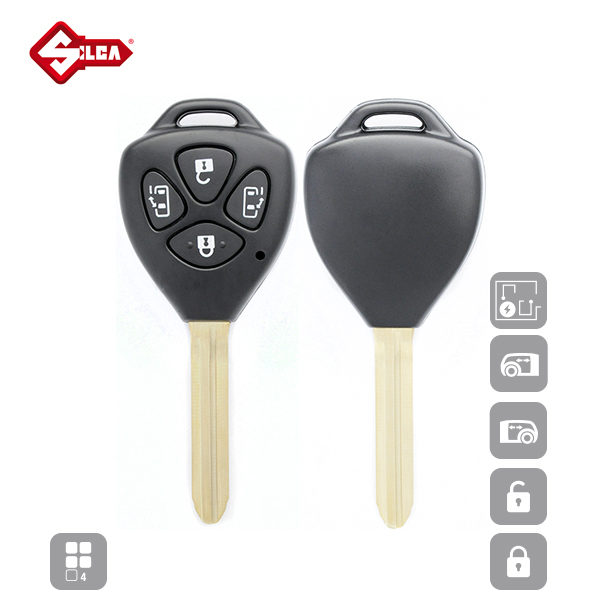 Key Empty Shells SILCA Empty Key Shells 4 Button TOY43ARS7