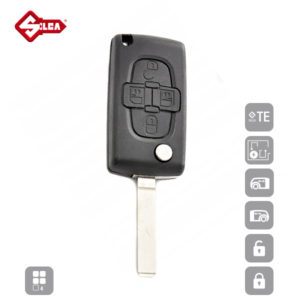 SILCA Empty Key Shells 4 Button VA2CRS7N