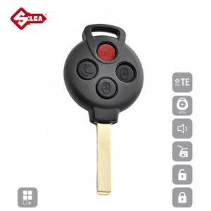 SILCA Empty Key Shells 4 Button VA2DRS10