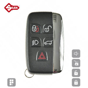 SILCA Empty Key Shells 5 Button LDRRS11