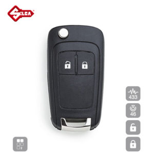 SILCA Proximity, Slot and Remote Vehicle Key 2 Button HU100R02