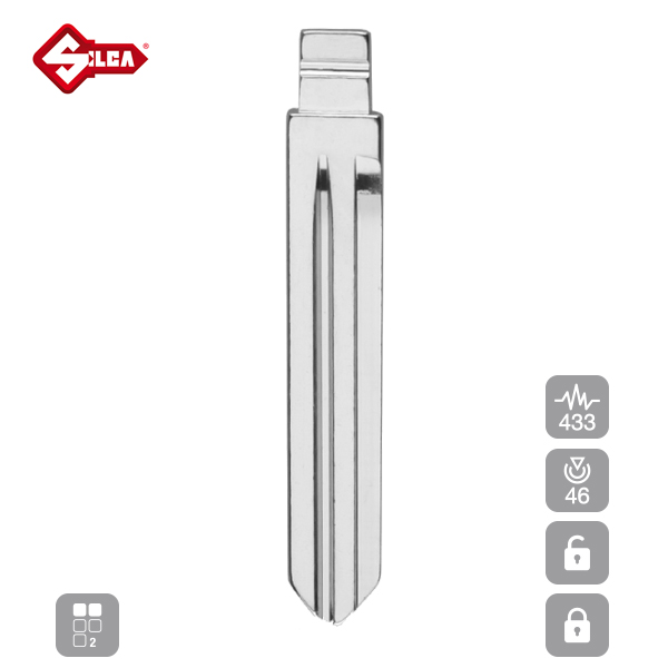 SILCA Proximity, Slot and Remote Vehicle Keys 2 Button NSN14R14_C