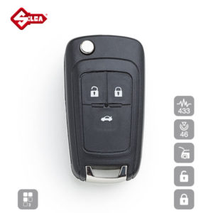 SILCA Proximity, Slot and Remote Vehicle Key 3 Button HU100R01