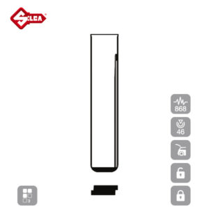 SILCA Proximity Slot and Remote Vehicle Key 3 Button HU131RS05