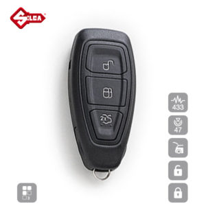 SILCA Proximity, Slot and Remote Vehicle Key 3 Button HU198P15