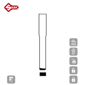 SILCA Proximity, Slot and Remote Vehicle Key 3 Button HU198P15