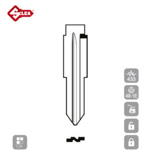 SILCA Proximity, Slot and Remote Vehicle Key 3 Button NSN14P01