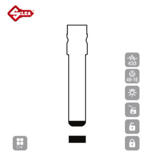 SILCA Proximity, Slot and Remote Vehicle Key 4 Button VA150S13