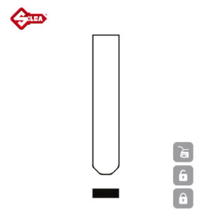 SILCA Transponder Look Alike Keys DAT17TE