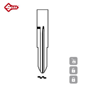 SILCA Transponder Look Alike Keys TOY41RATE
