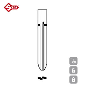 SILCA Transponder Look Alike Keys TOY43ATE