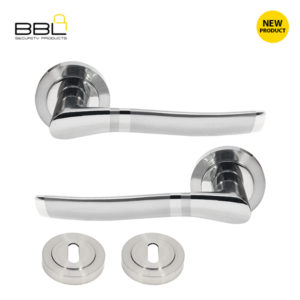 BBL Handle on Rose Aluminium Handle BBI-AL023ZR020B