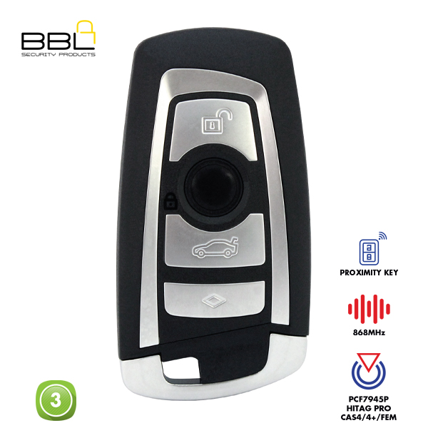 BBL Remote BMW Shape 4 Button REMC-BMW-14_A