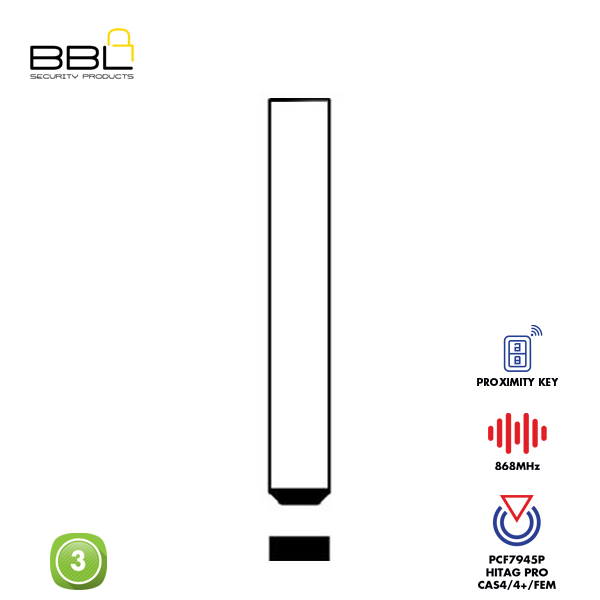 BBL Remote BMW Shape 4 Button REMC-BMW-14_B