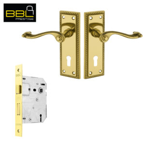 LOCK WORX 6″ Handles Mortice Lockset LWM589-24-52BP-