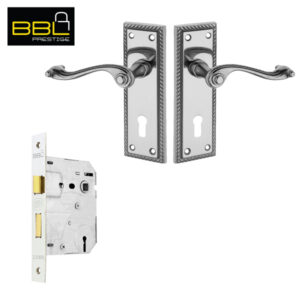 LOCK WORX 6″ Handles Mortice Lockset LWM589-24-52CH-